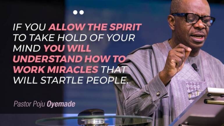 If you allow the Spirit to take hold of your mind you will understand how to work miracles that will startle people.