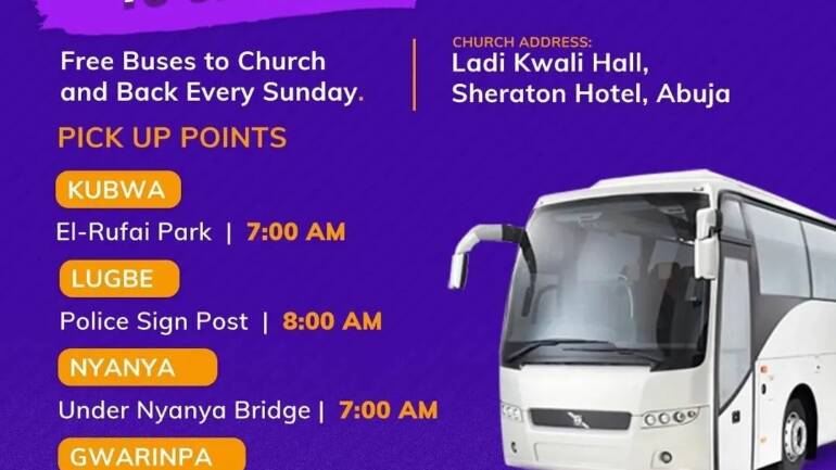 Need a Ride to Church in Abuja