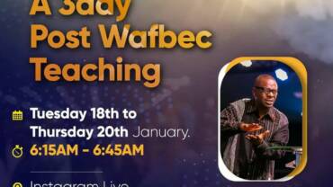 Post-WAFBEC Teaching – Join me at 6.15 am.